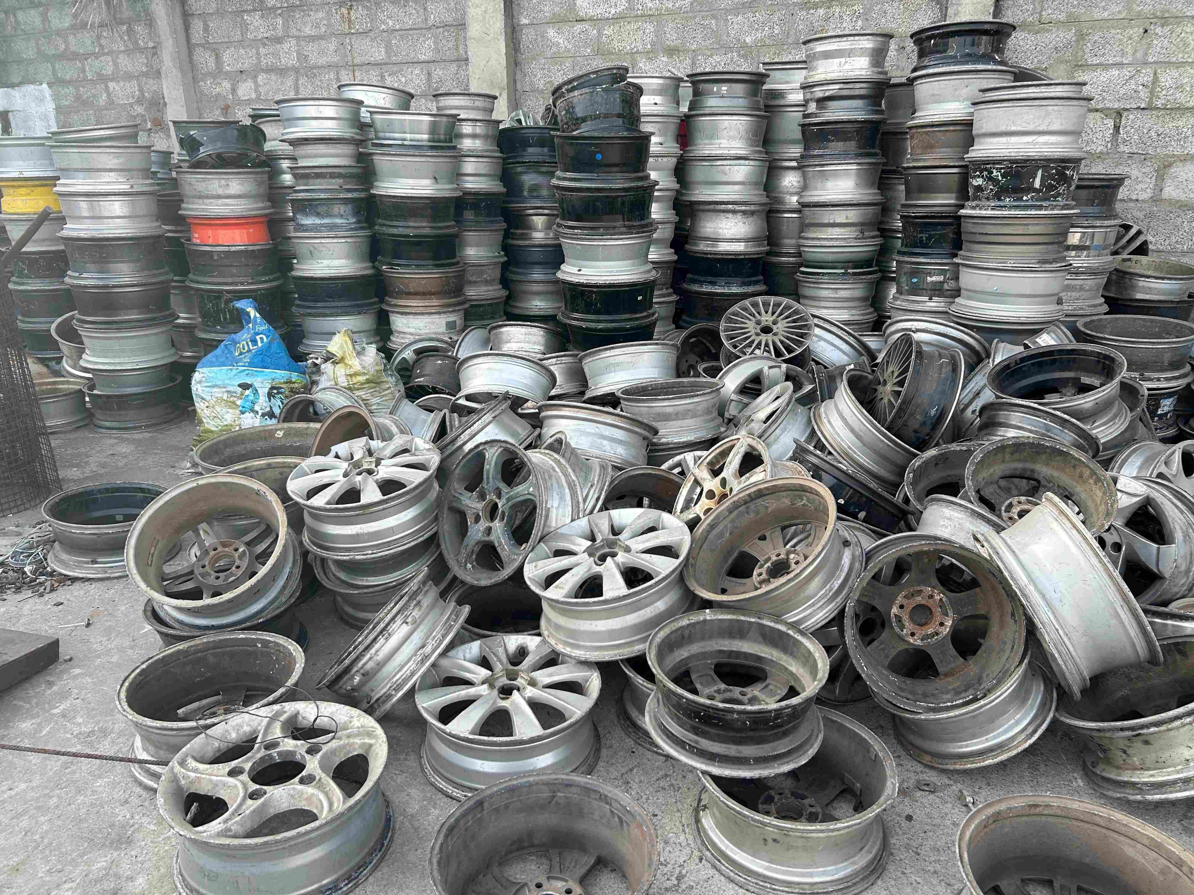 Aluminium Scrap Car Wheel